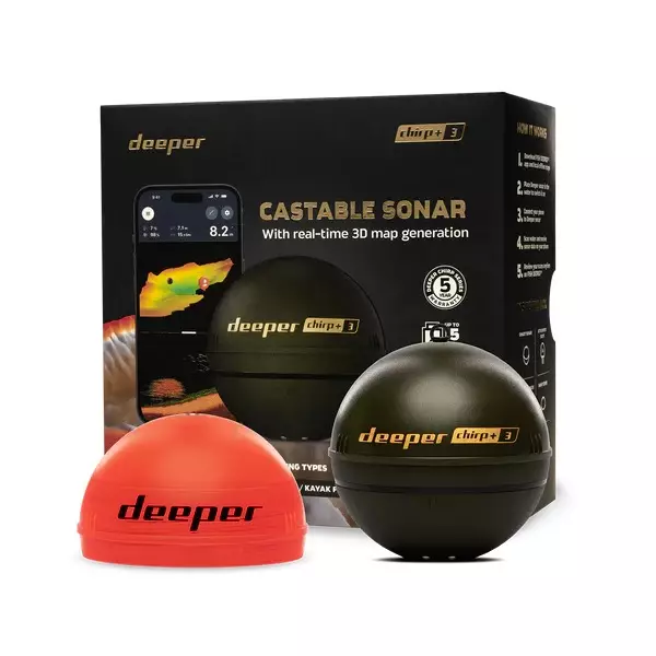 Deeper Smart Sonar CHIRP+ 3 - Deeper-ekkolod og -tilbehør - 4779032950992 - 1