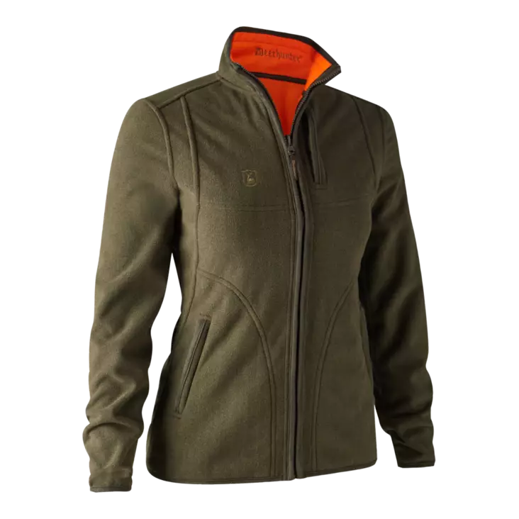 Deerhunter Lady Pam Bonded Fleece Jacket Reversible - Damejagtjakker - 5702827187562 - 1