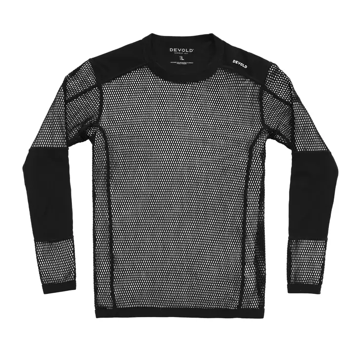 Devold Wool Mesh Pro Shirt Men's Black - Undertrøjer - 7028567755242 - 1