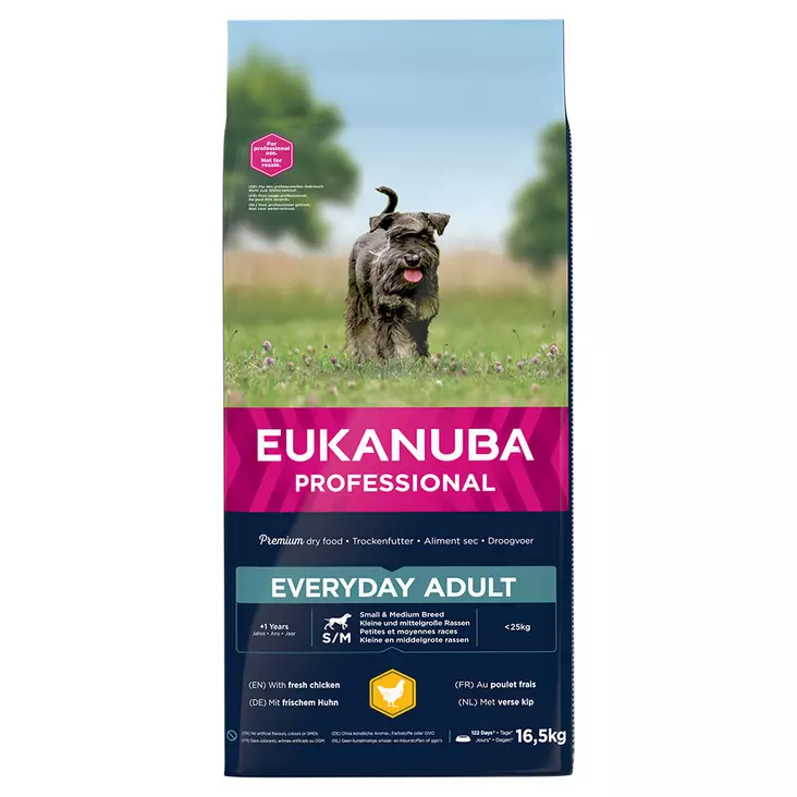 Eukanuba Adult Everyday S/M - Eukanuba hundefoder - 8710255154282 - 1