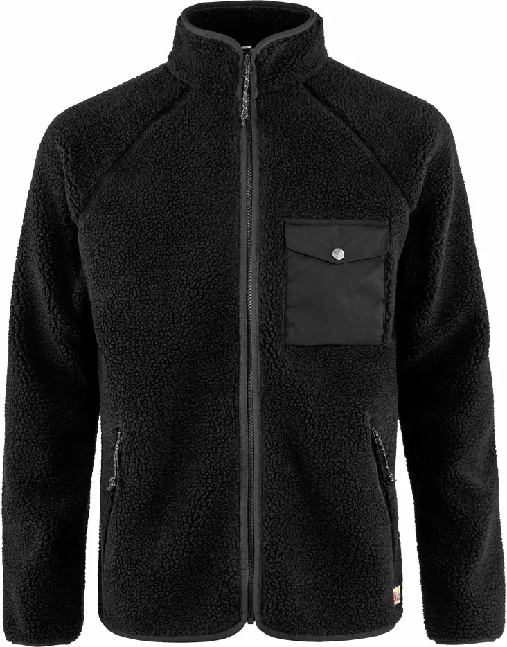 Fjällräven Vardag Pile Fleece M Black - Jagt- og elgvest - 7323450731892 - 1