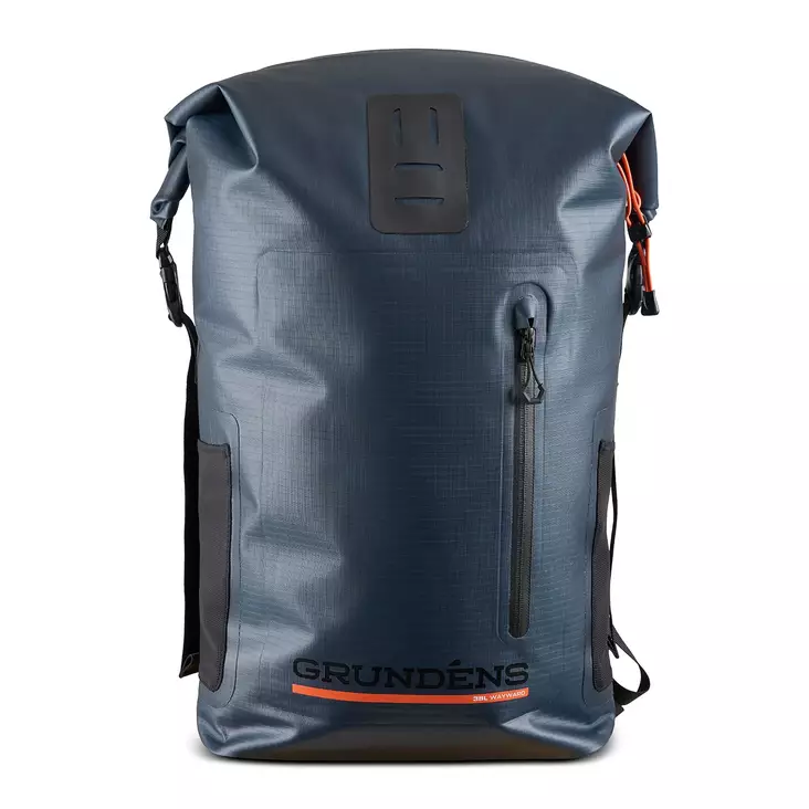 Grundens Wayward Roll Top Backpack 38L Dark Navy - Rygsække - 0840316348522 - 1