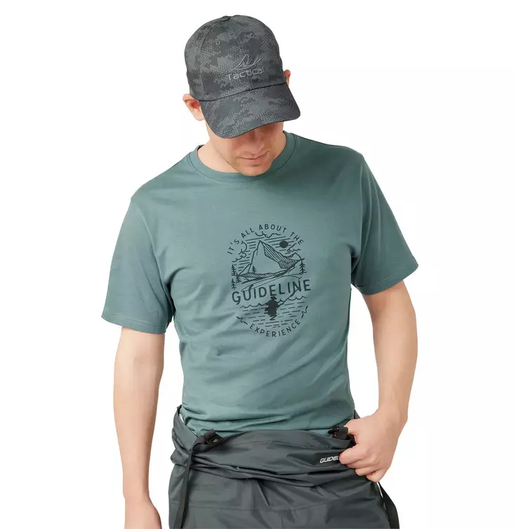 Guideline The Nature 2.0 Eco Tee Mineral Green - T-shirts herre - 7033841070232 - 1