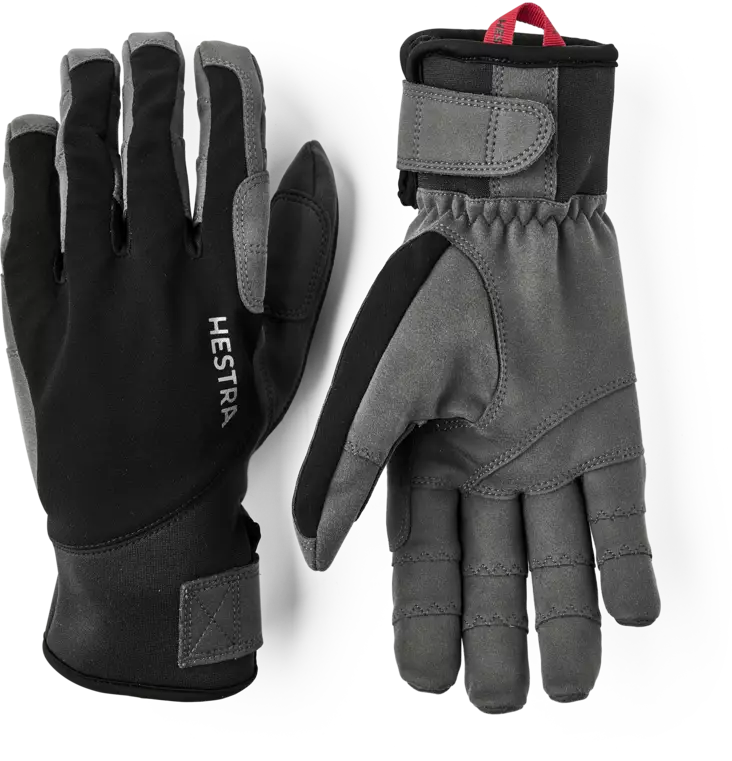 Hestra Ergo Grip Tactility 5-Finger Black/Dark Grey - Handsker - 7332904170842 - 1