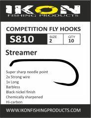 Ikon S810 Barbless Streamer - Streamerkroge - 6430077071612 - 1