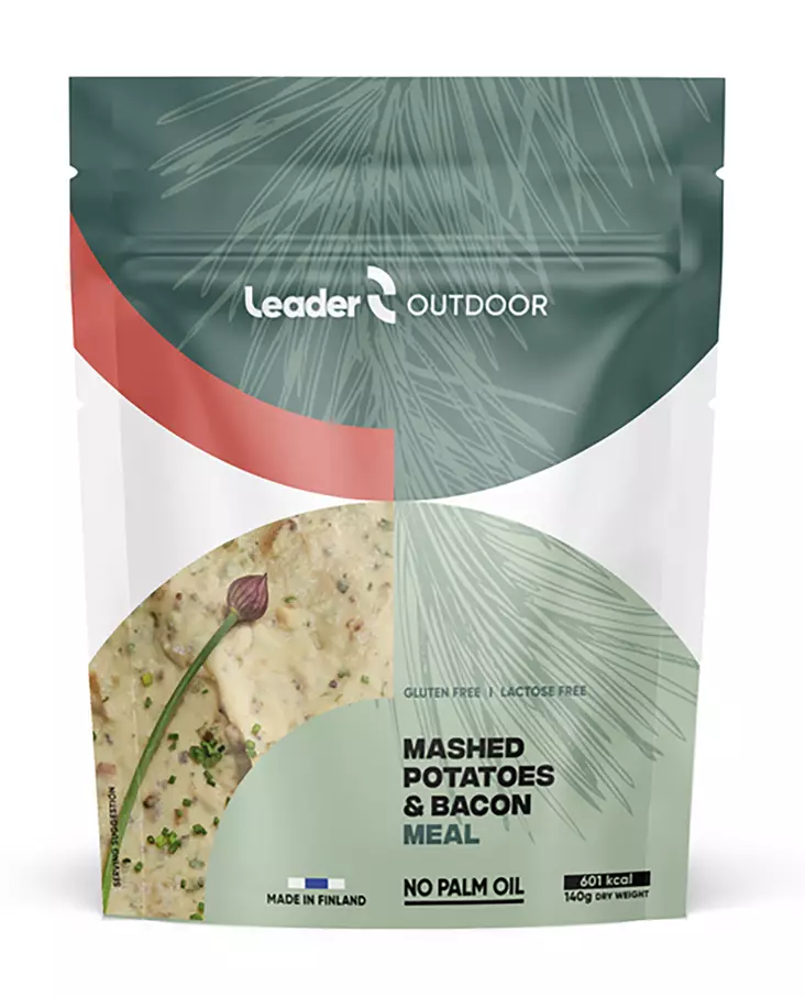 Leader Outdoor Mashed Potatoes Bacon 140 - Campingmadras - 6430067846442 - 1