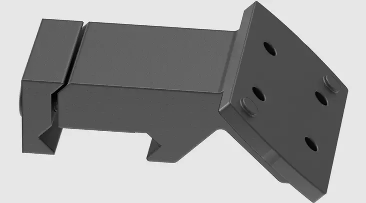 Leupold Deltapoint Pro 45 degree AR moun - Beslag til rødpunktsigter - 030317016272 - 1