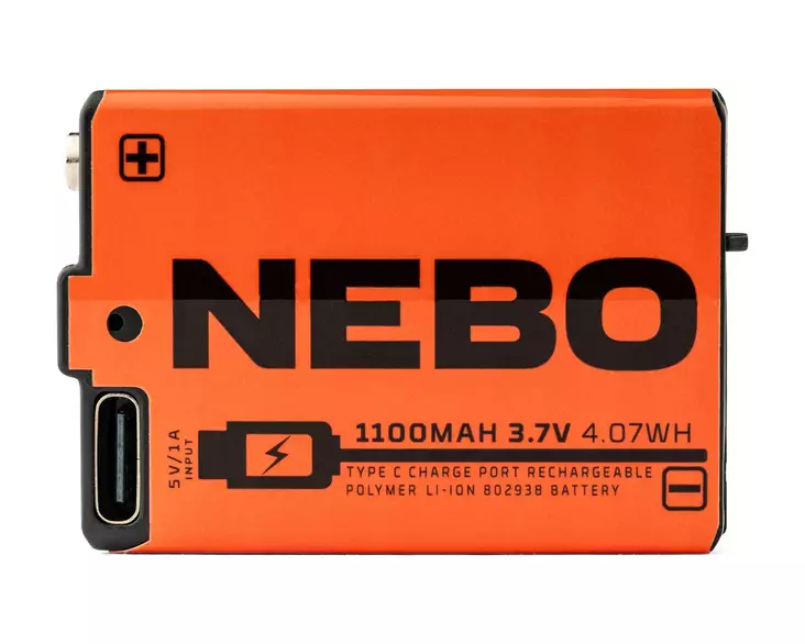 NEBO Rechargeable Battery 1100MAH - Tilbehør til lygter - 5060945232732 - 1