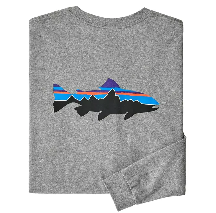 Patagonia M’s L/S FR Trout Tee GLH - T-shirts - 192964210752 - 1