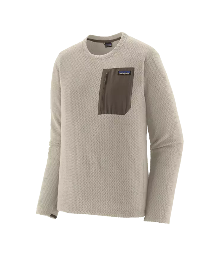 Patagonia M´s R1 Air Crew Pelican - Fleecetrøjer - 198077509912 - 1