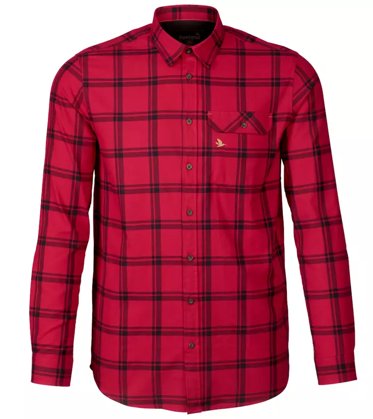 Seeland Highseat Shirt Hunter Red - Jægertrøjer - 5714733514882 - 1