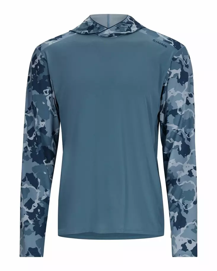 Simms Bugstopper SolarFlex Hoody Neptune Regiment Camo - Hættetrøjer - 694264649992 - 1