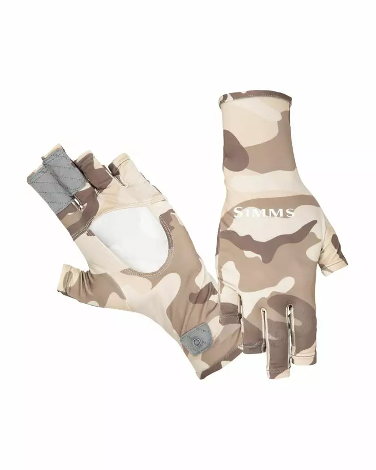Simms Bugstopper Sunglove Woodland Camo Sandbar - Handsker - 694264574362 - 1