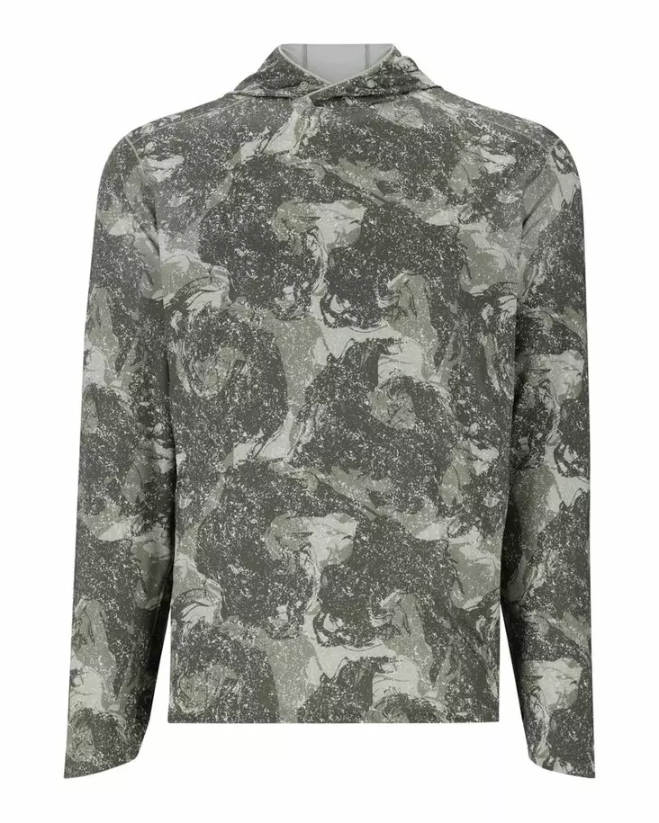 Simms Sflex Hoody Back Eddy Willow - Hættetrøjer - 694264671412 - 2