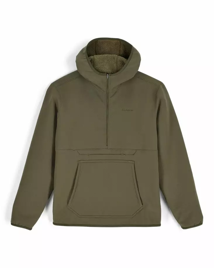 Simms Strata 330 Half-Zip Hoody Loden - Undertrøjer - 694264699232 - 2