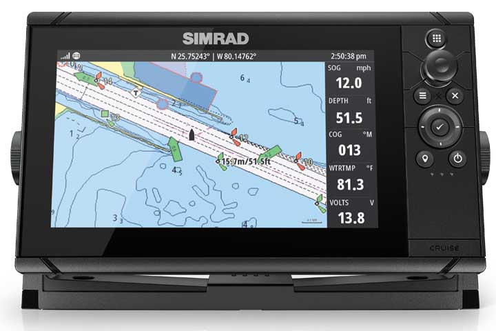 Simrad Cruise 9 - Ekkolod/plotter kombination - 9420024179352 - 1