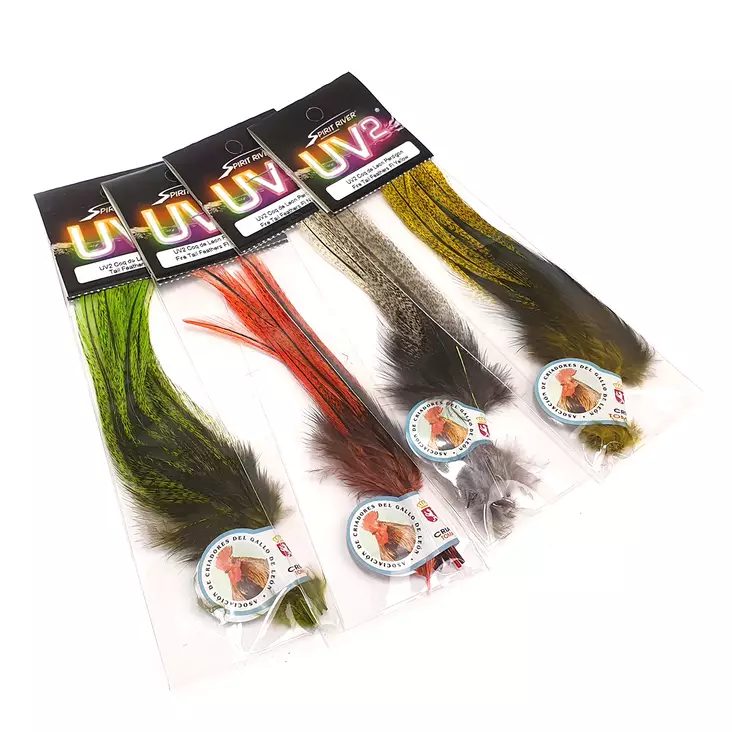 UV2 Coq De Leon Perdigon Fire Tail Feath - Øvrige fjer - 40450200502 - 1