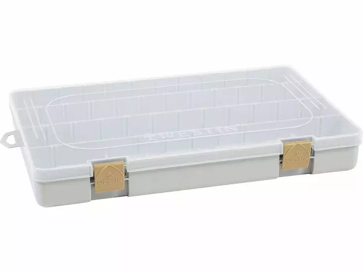 Westin W3 Tackle Box #L Grey/Clear - Agnkasse - 5707549484692 - 1