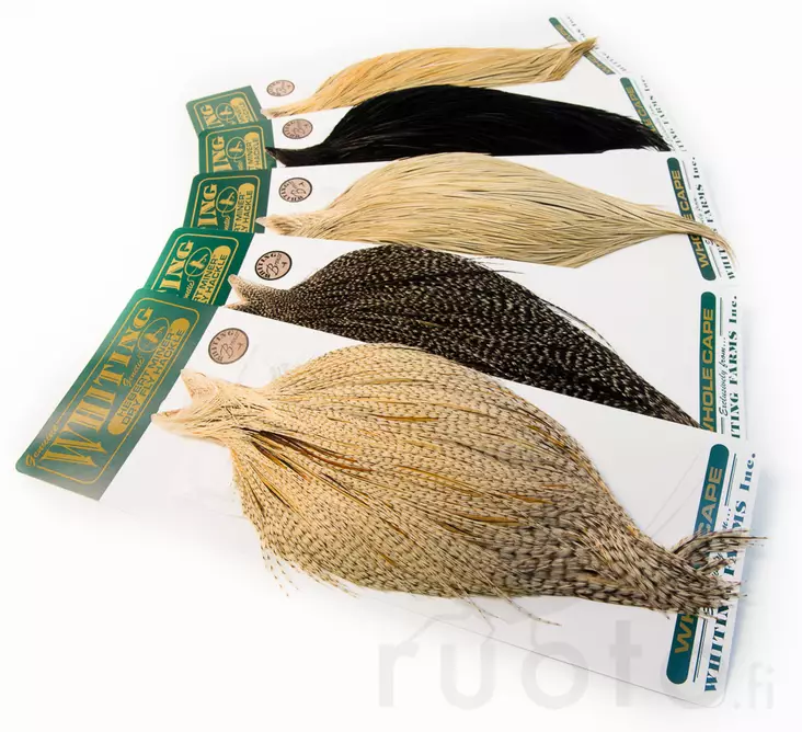 Whiting Hebert Miner Dry Fly Cape Bronze Grade - Tørflue nakker og sadler - 40350100002 - 1