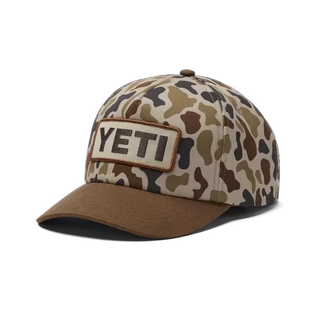 Yeti Woven Flat Brim Snapback Camo - Kasketter - 888830395202 - 1