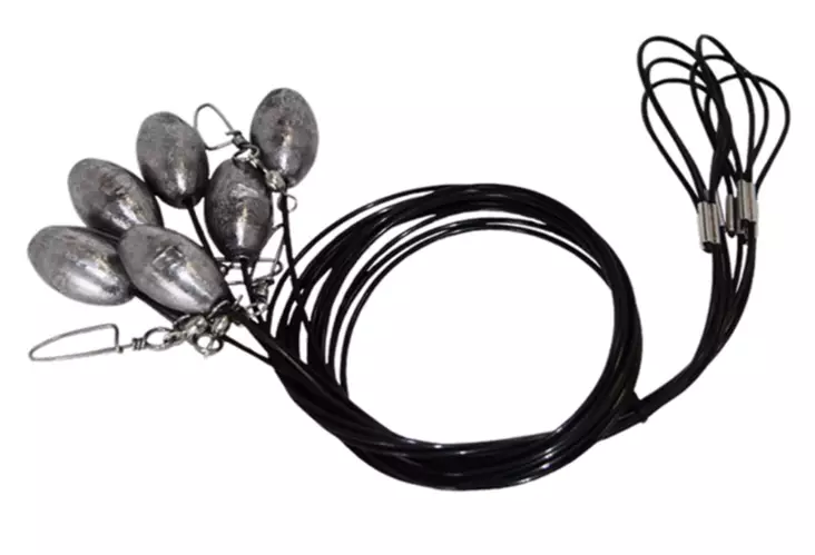 Zink Texas Rig 54" 6 OZ 6 Pack - Lokkende billeder / -diagram - 082271001542 - 1