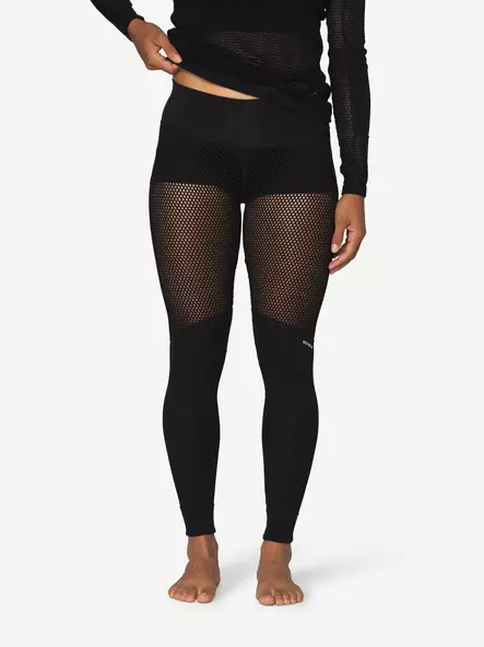 Devold Wool Mesh Pro Longs Women's Black - Underbukser - 7028567755013 - 2