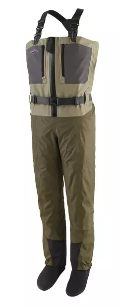 Patagonia Mens Swiftcurrent Traverse Zip-Front Waders River Rock Green - Vadere - 196924830073 - 1