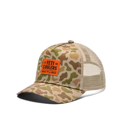 Yeti Coolers Camo Trucker Hat - Truckere - 888830627303 - 1