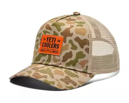 YETI COOLERS CAMO TRUCKER HAT BROWN CAMO - Truckerkasketter - 888830627303 - 1