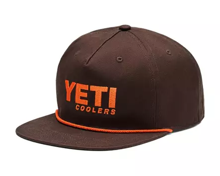 YETI Coolers Flat Brim Rope Hat Coffee - Øvrige hovedbeklædninger - 888830627273 - 1