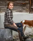 Deerhunter Lady Ruby Shirt Yellow Check - Jægertrøjer - 5702827189283 - 6
