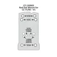 Eemann Tech Alu RD mount CZ75 V1 - Adapterplader til pistolsigter - ET-130903 - 3