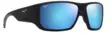 Maui Jim Keha Black Matte Blue Hawaii - Glaslinser - 603429079673 - 1