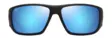 Maui Jim Keha Black Matte Blue Hawaii - Glaslinser - 603429079673 - 2