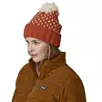 Patagonia Snowbelle Beanie Offset Dot: Burnished Red - Huer - 196924534933 - 2