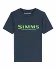 Simms Kid's Logo T-Shirt Harbor Blue - T-shirts herre - 694264598313 - 1