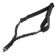UTG Single Point Bungee Sling with QD Sling Swivel Black - Taktiske våbenremme - 4717385552333 - 1