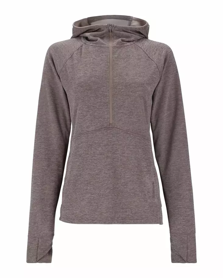 Simms Womens Bugstopper Hoody Heron Heather - Hættetrøjer - 694264679593 - 1