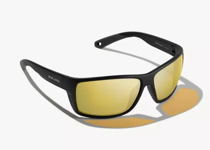 Bajio Bales Beach Black Matte Yellow Mirror Glass - Glaslinser - 840290913013 - 2