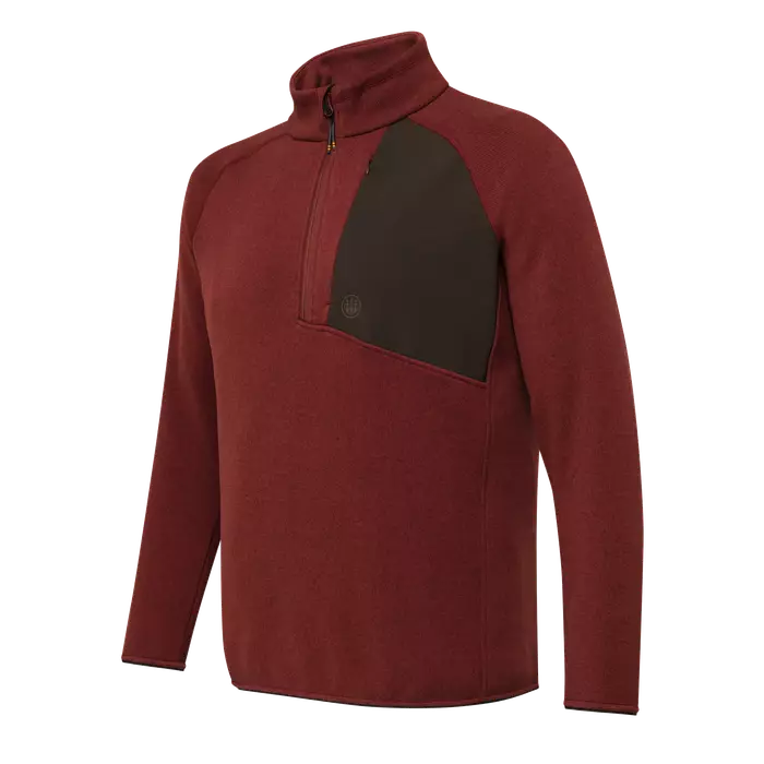 Beretta Abisko Half Zip Fleece Madder Brown - Jægerens basis- og mellemlag - 8051832698653 - 1