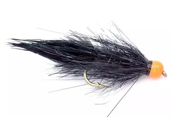 Black Leech Brass Beadhead - Streamers og leech - 8859202530783 - 1