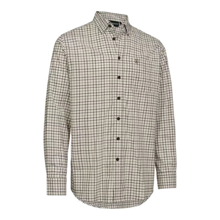 Deerhunter Gavin Shirt Beige Check - Jægertrøjer - 5702827236833 - 1