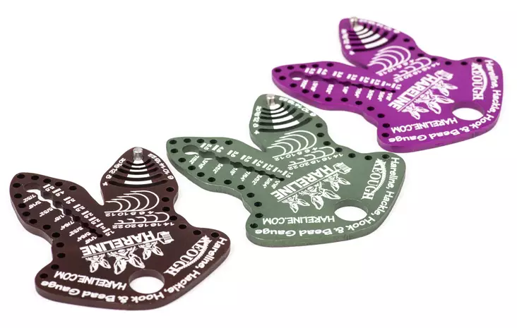 Hareline Hackle, Hook & Bead Gauge - Øvrige værktøjer - 762820204753 - 1