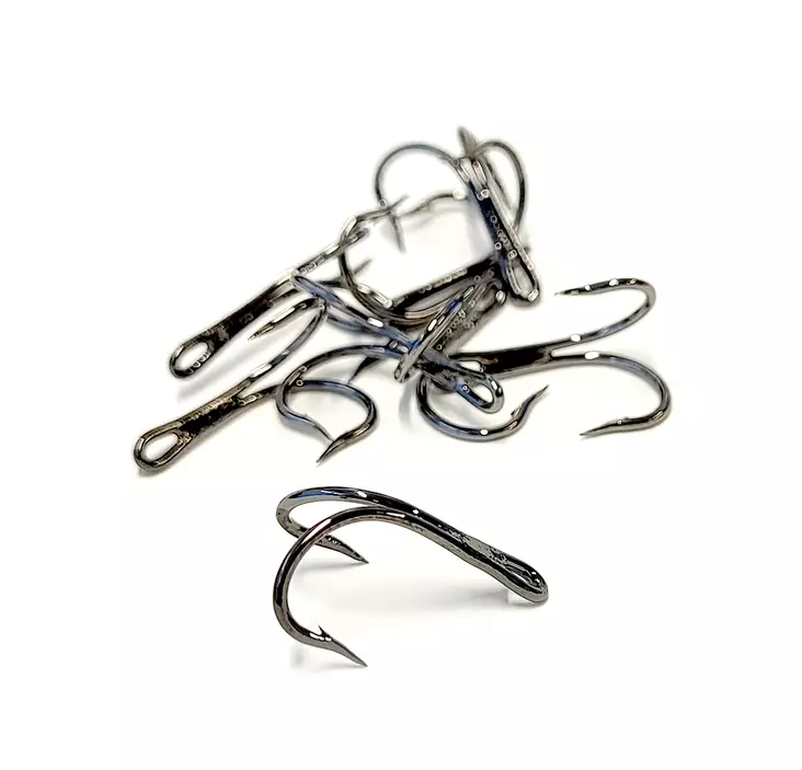 Mustad 80531BLN Tube Double Hook - Rørfluekroge - 7021560011353 - 1