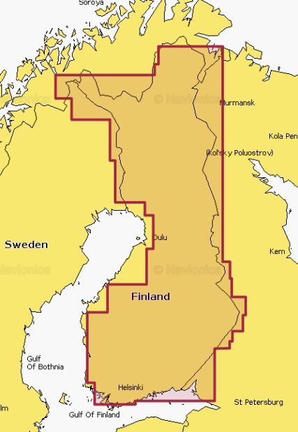 Navionics+ Finnish Lakes - Small card for old models - Kort - 6417512511643 - 1