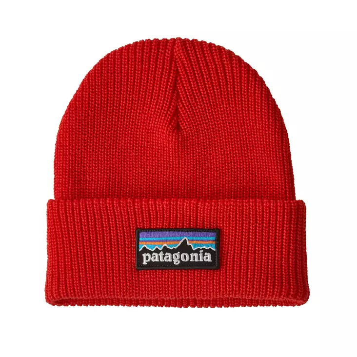Patagonia Kids Logo Beanie Sizzle Red - Huer - 198077304593 - 1