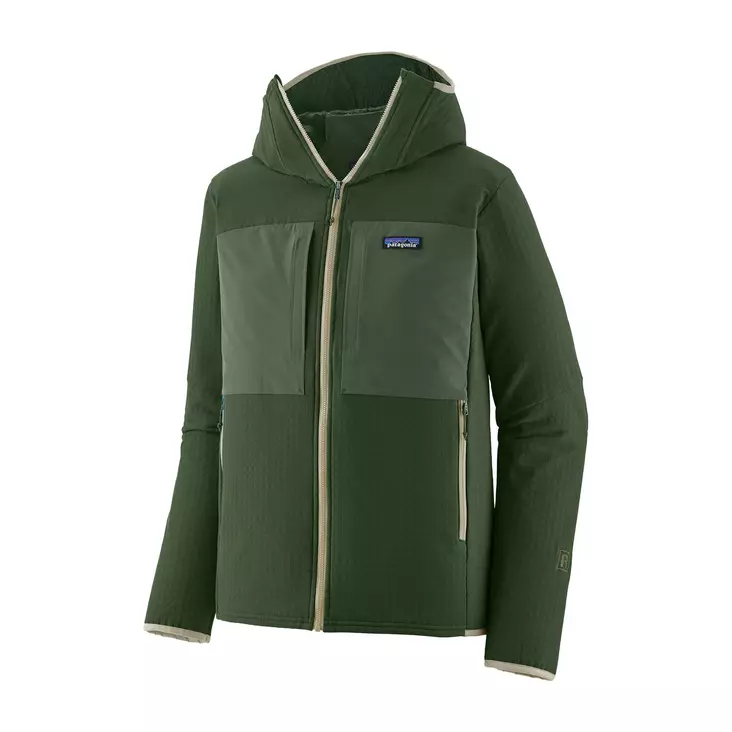 Patagonia Ms R2 TechFace Hoody TLGR XS - Mellemlagjakker - 199346202343 - 1