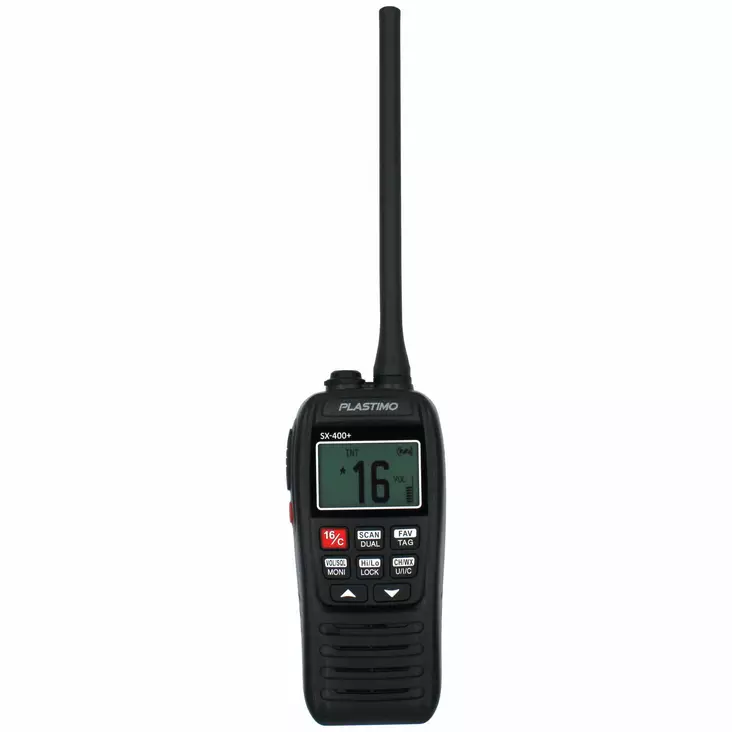 Plastimo SX-400+ portable VHF - Ekkolod, VHF'er og autopiloter - 7332467364733 - 1