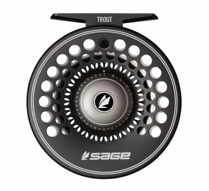 Sage Trout Reel Stealth/Silver - Sage-fluehjul - 644269248003 - 1