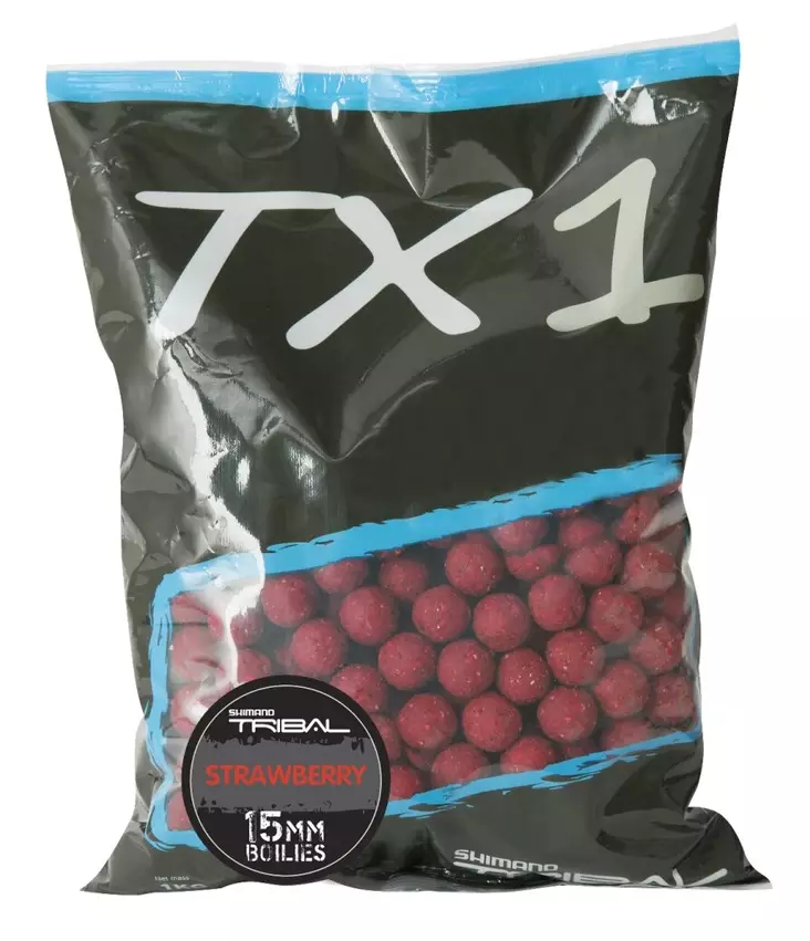 Shimano TX1 Boilie Strawberry 20mm - Fødevarer - 8717009851183 - 1